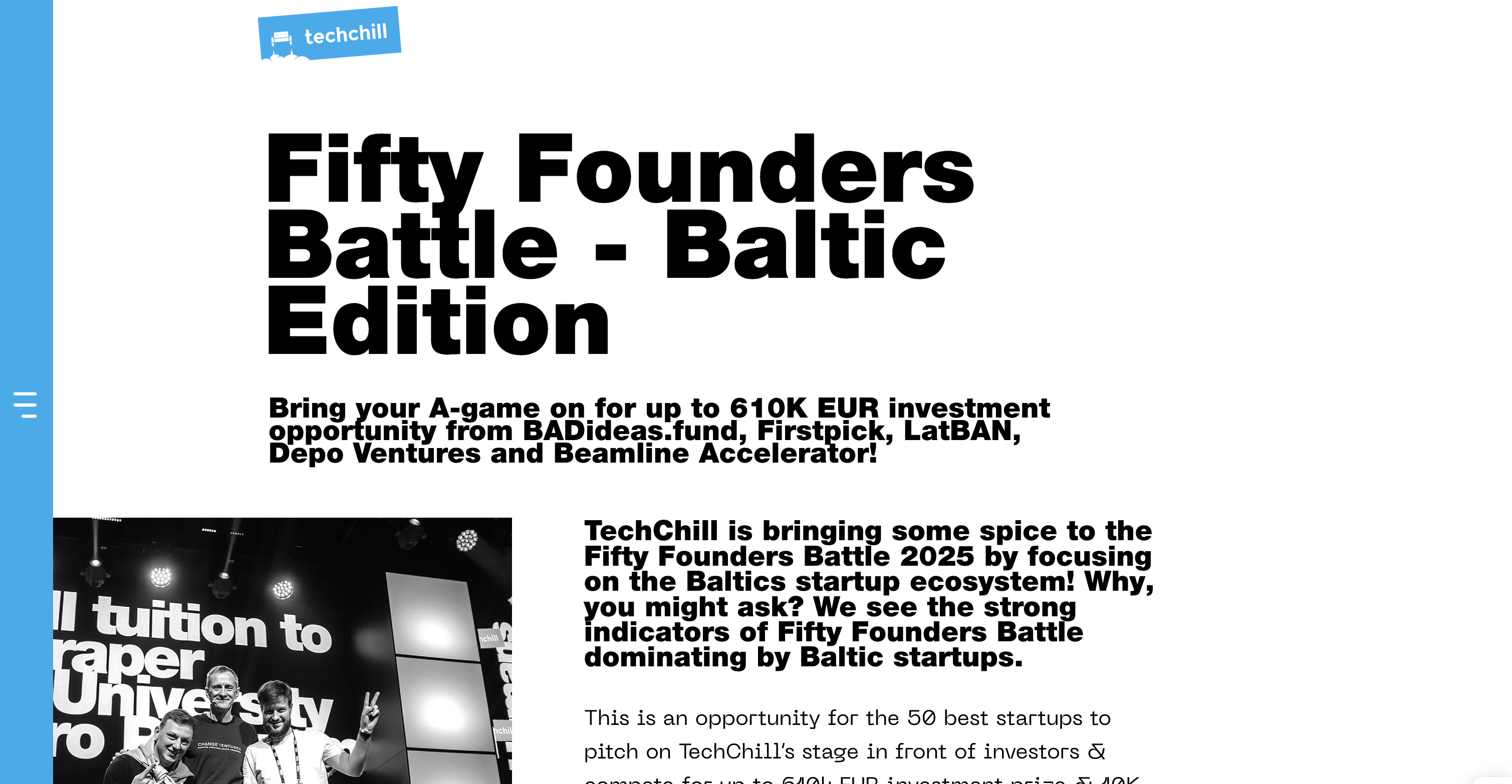 TechChill Fifty Founders Battle 2025