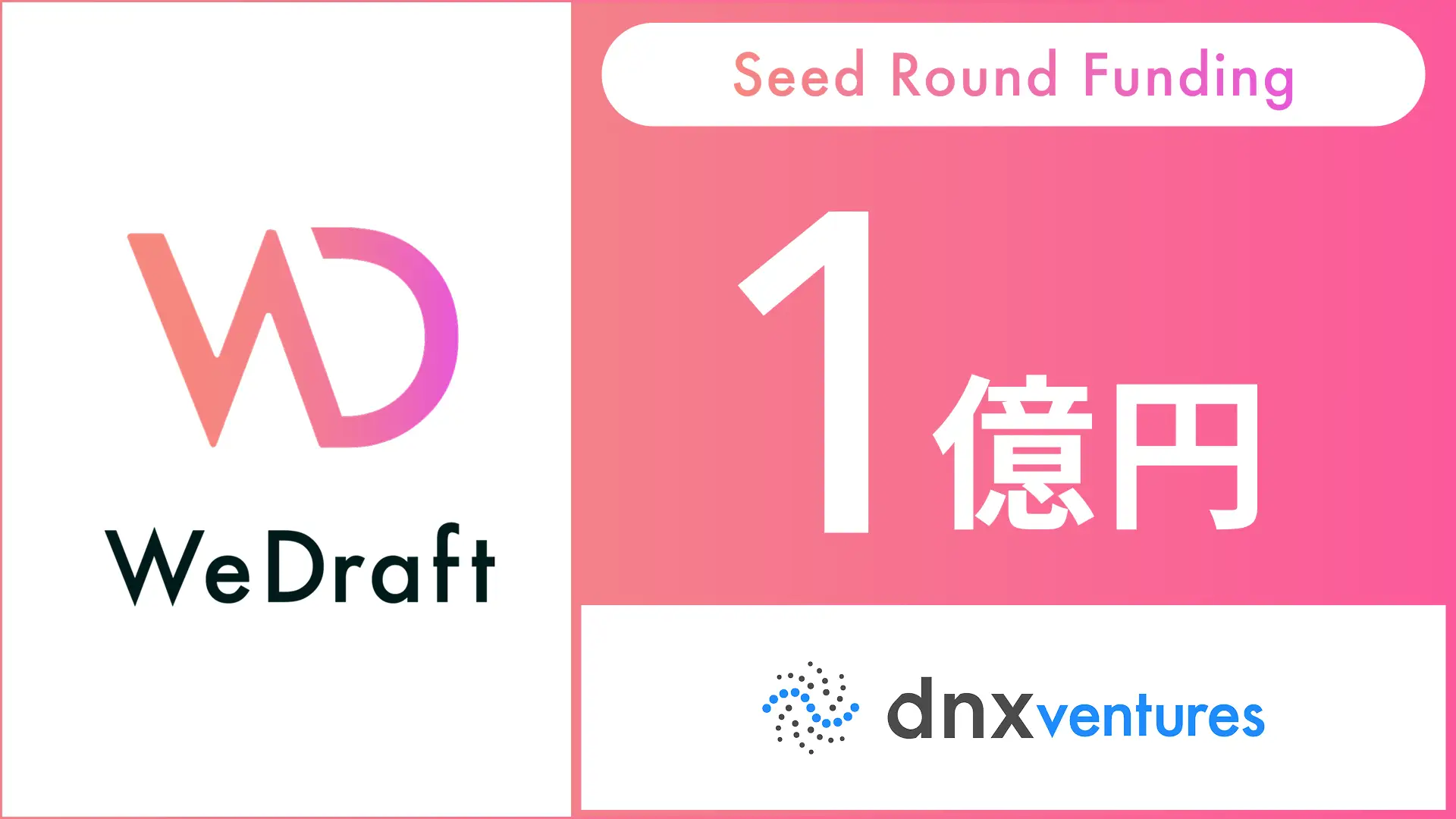 個人情報・情報資産管理プラットフォーム『Flows』を提供するWeDraftが、シードラウンドで１億円を調達